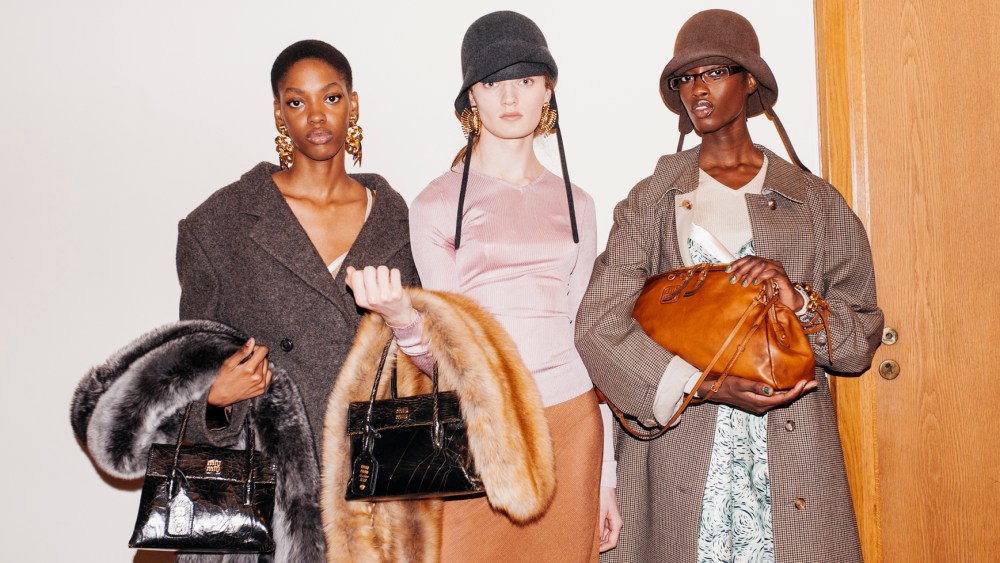Backstage at Miu Miu Fall 2025 Ready-to-Wear Collection at Paris fashion Week