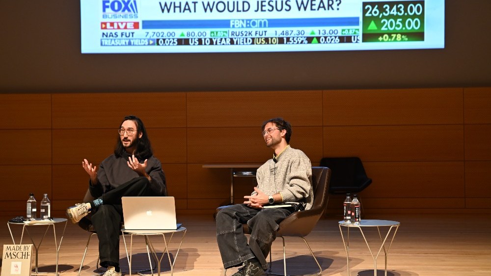 MSCHF co-founders and chief creative officers Lukas Bentel and Kevin Wiesner.