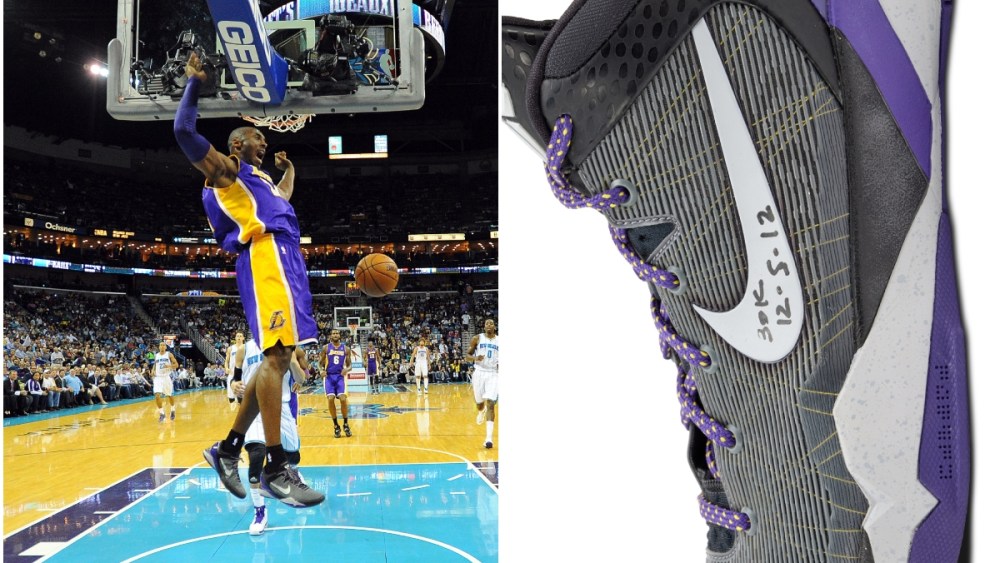 Kobe Bryant, Nike Kobe sneakers