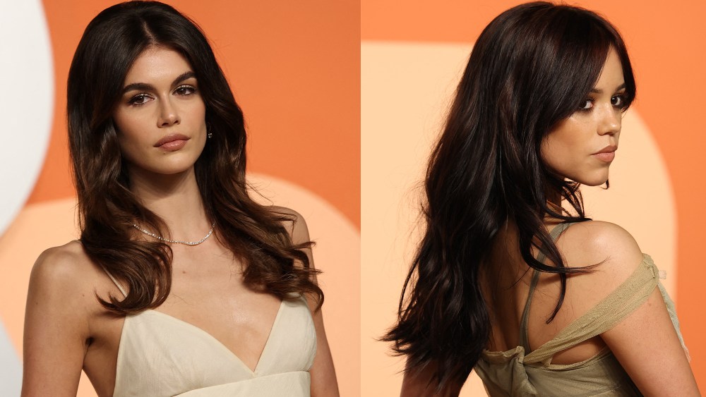 kaia gerber and jenna ortega at the 2025 oscars