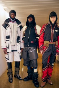 Backstage at Off-White Fall 2025 Ready-to-Wear Collection at Paris Fashion Week