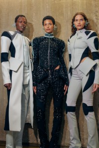 Backstage at Off-White Fall 2025 Ready-to-Wear Collection at Paris Fashion Week