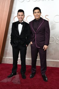 Jeremy Tran, Bing Chen at the 97th Oscars held at the Dolby Theatre on March 2, 2025 in Hollywood, California.