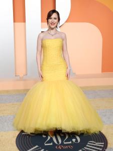 Rachel Brosnahan at the 2025 Vanity Fair Oscar Party Hosted By Radhika Jones held at Wallis Annenberg Center for the Performing Arts on March 02, 2025 in Beverly Hills, California.