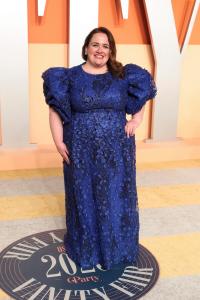 Jessica Gunning at the 2025 Vanity Fair Oscar Party Hosted By Radhika Jones held at Wallis Annenberg Center for the Performing Arts on March 02, 2025 in Beverly Hills, California.