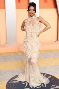Rachel Zegler at the 2025 Vanity Fair Oscar Party Hosted By Radhika Jones held at Wallis Annenberg Center for the Performing Arts on March 02, 2025 in Beverly Hills, California.