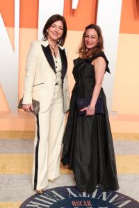 Jane Millichip, Emma Baehr at the 2025 Vanity Fair Oscar Party Hosted By Radhika Jones held at Wallis Annenberg Center for the Performing Arts on March 02, 2025 in Beverly Hills, California.