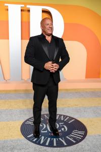 Vin Diesel at the 2025 Vanity Fair Oscar Party Hosted By Radhika Jones held at Wallis Annenberg Center for the Performing Arts on March 02, 2025 in Beverly Hills, California.