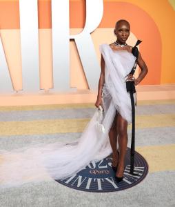 Cynthia Erivo at the 2025 Vanity Fair Oscar Party Hosted By Radhika Jones held at Wallis Annenberg Center for the Performing Arts on March 02, 2025 in Beverly Hills, California.
