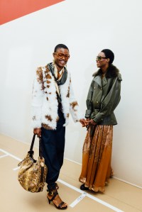 Backstage at Zimmermann Fall 2025 Ready-to-Wear Collection at Paris Fashion Week