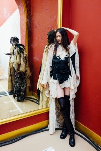 Backstage at Zimmermann Fall 2025 Ready-to-Wear Collection at Paris Fashion Week