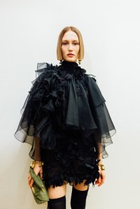 Backstage at Zimmermann Fall 2025 Ready-to-Wear Collection at Paris Fashion Week
