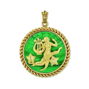 Yellow gold, white gold, malachite, diamondVan Cleef & Arpels Collection
