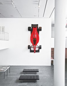 In the early 1990s, the Ferrari F1-90, designed by John Barnard, with which Alain Prost nearly won the title in 1990, was included in an exhibition at the Museum of Modern Art in New York City.