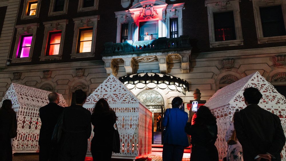 American Modern Opera Company (AMOC*)’s Davóne Tines performs as the 2025 National Design Awards event, organized by Cooper Hewitt, Smithsonian Design Museum, April 3, 2025. Photo: Nikola Bradonjic