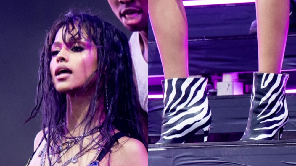 Tyla performs during the 2025 Coachella Valley Music And Arts Festival Weekend 2 - Day 1 on April 18, 2025 in Indio, California.