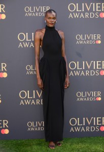 LONDON, ENGLAND - APRIL 06: Sheila Atimattends The Olivier Awards 2025 at The Royal Albert Hall on April 06, 2025 in London, England. (Photo by Karwai Tang/WireImage)
