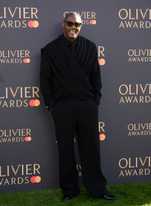 LONDON, ENGLAND - APRIL 06: Idris Elbaattends The Olivier Awards 2025 at The Royal Albert Hall on April 06, 2025 in London, England. (Photo by Karwai Tang/WireImage)