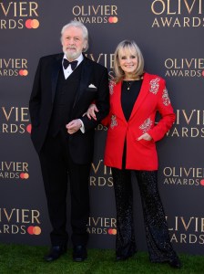 LONDON, ENGLAND - APRIL 06: Leigh Lawson and Twiggy Lawson attend The Olivier Awards 2025 at The Royal Albert Hall on April 06, 2025 in London, England. (Photo by Karwai Tang/WireImage)
