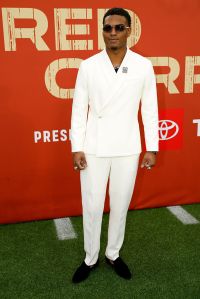 GREEN BAY, WISCONSIN - APRIL 24: Cornerback Will Johnson of Michigan arrives prior to the 2025 NFL Draft at Lambeau Field on April 24, 2025 in Green Bay, Wisconsin.  (Photo by Michael Reaves/Getty Images)