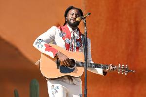 Shaboozey performs onstage at the 2025 Coachella Valley Music And Arts Festival on April 13, 2025 in Indio, California.