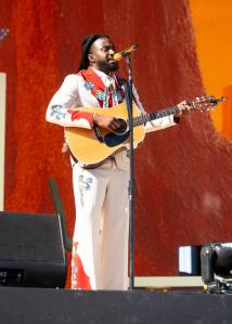 Shaboozey at the 2025 Coachella Valley Music And Arts Festival on April 13, 2025 in Indio, California.