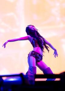 Jennie at the 2025 Coachella Valley Music And Arts Festival on April 13, 2025 in Indio, California.