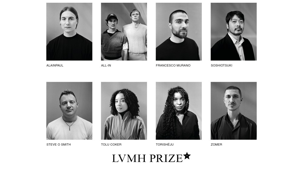 The finalists of the 2025 LVMH Prize for Young Designers