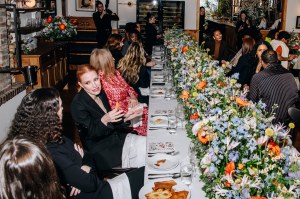 The scene at the Gucci's Mother's Day Campaign Lunch.
