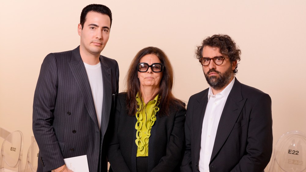 Jean-Victor Meyers, Françoise Bettencourt Meyers and Nicolas Meyers.