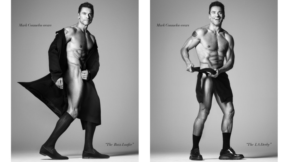 Mark Consuelos in Stuart Weitzman's spring 2025 campaign.