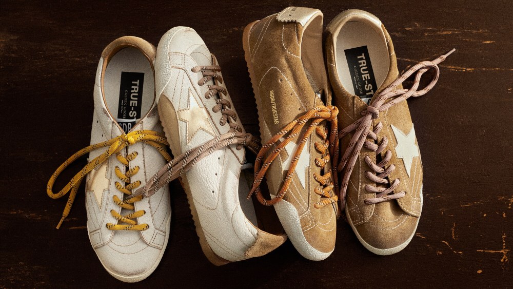 The Golden Goose True-Star sneakers.