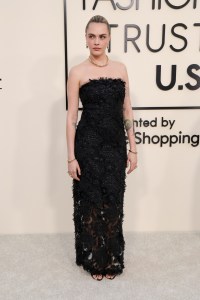 Cara Delevingne at the Fashion Trust U.S Awards 2025 held at The Lot at Formosa on April 08, 2025 in Los Angeles, California