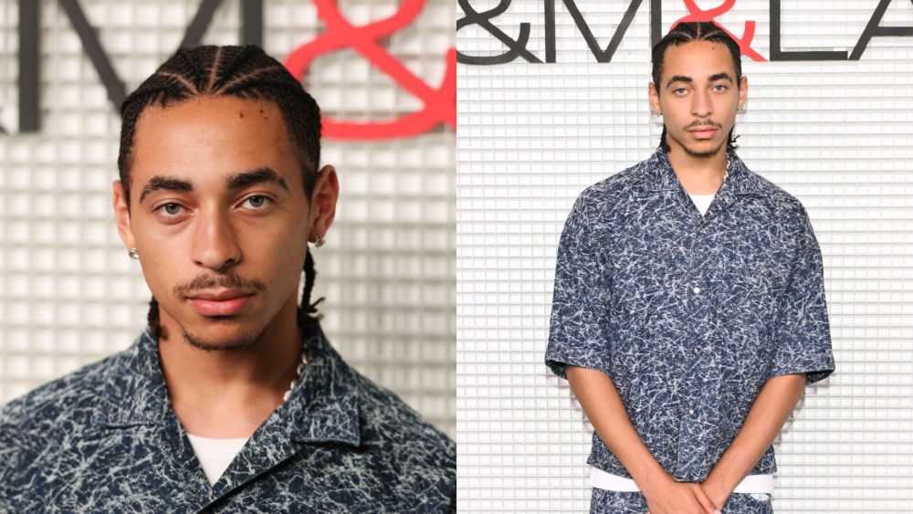 Julez Smith wear H&M at the H&M&LA event.