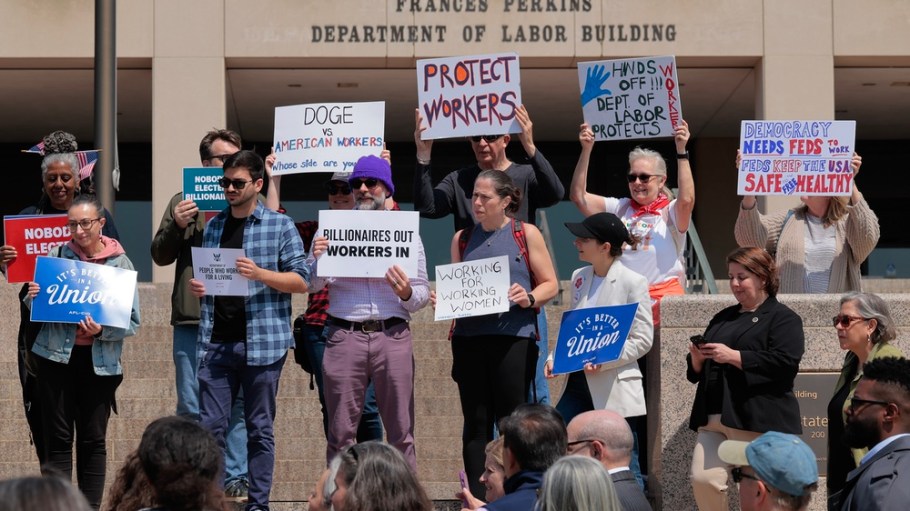 Department of Labor protest