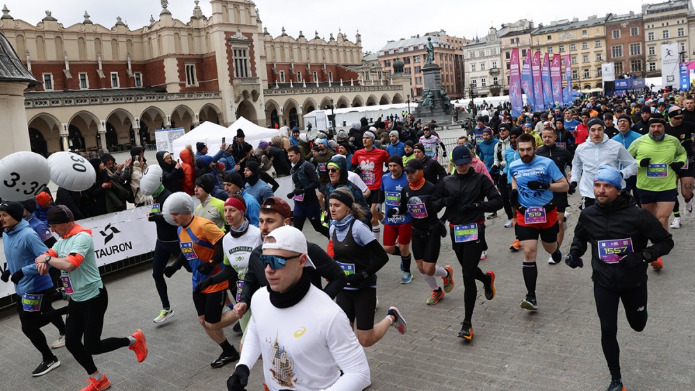 Runners, marathon