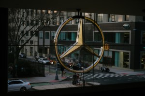 The scene at the Moncler + Mercedes-Benz by Nigo dinner and  launch event.