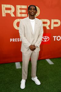 GREEN BAY, WISCONSIN - APRIL 24: Quarterback Cam Ward of Miami arrives prior to the 2025 NFL Draft at Lambeau Field on April 24, 2025 in Green Bay, Wisconsin.  (Photo by Michael Reaves/Getty Images)