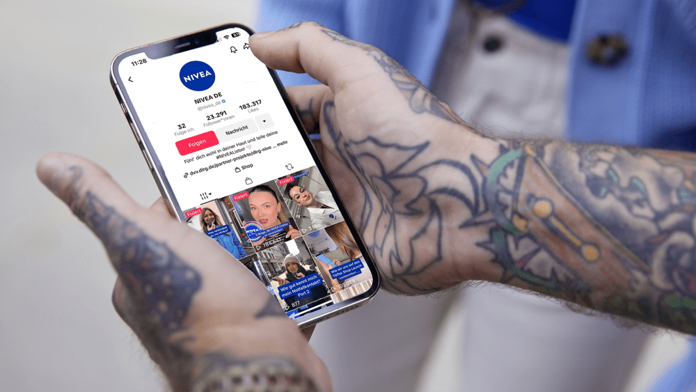 Nivea is a partner of TikTok Shop Germany.