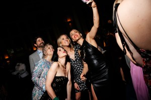 Sarah Sophie Flicker, Amanda Zurawski, and Busy Philipps