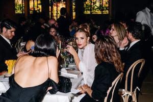 Rosie Huntington-Whiteley at the Tiffany Blue Book Gala held at The Metropolitan Museum of Art on April 25, 2025 in New York, New York.