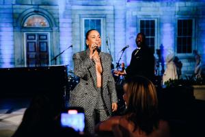 Alicia Keys at the Tiffany Blue Book Gala held at The Metropolitan Museum of Art on April 25, 2025 in New York, New York.