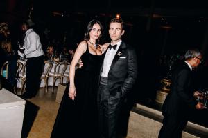 Kelsey Merritt, Chace Crawford at the Tiffany Blue Book Gala held at The Metropolitan Museum of Art on April 25, 2025 in New York, New York.