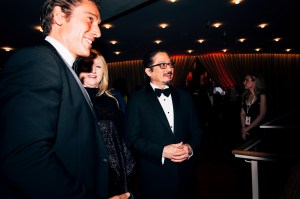 David Muir and Hiroyuki Sanada