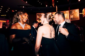 Serena Williams and  Scarlett Johansson