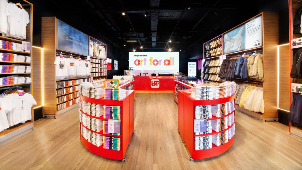 Inside Uniqlo's pop-up at the Tate Modern.