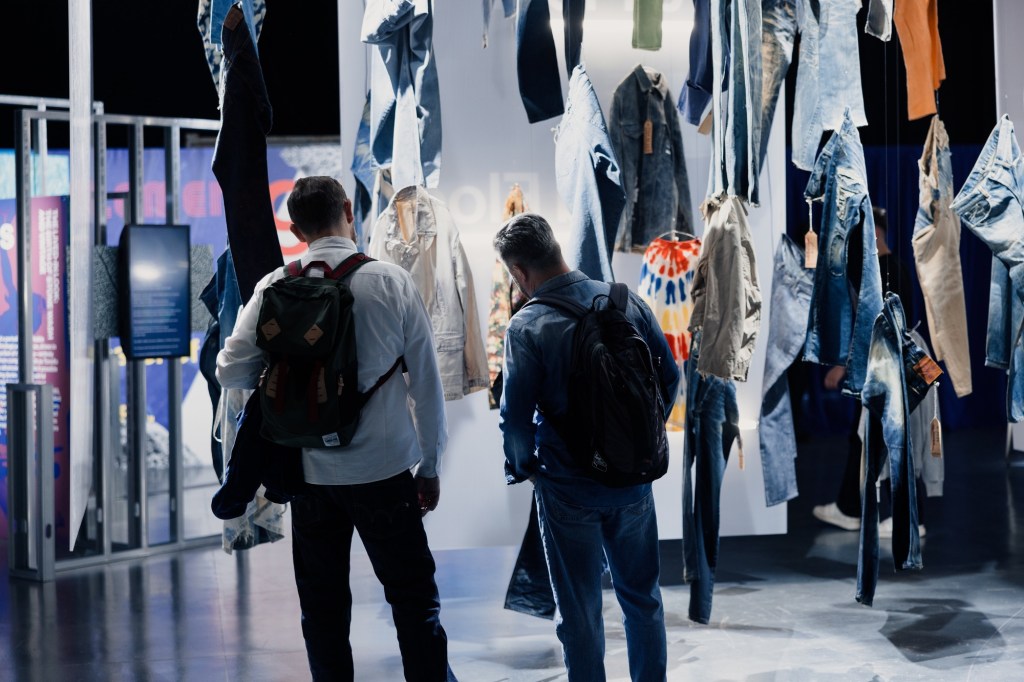 The scene at Denim Première Vision