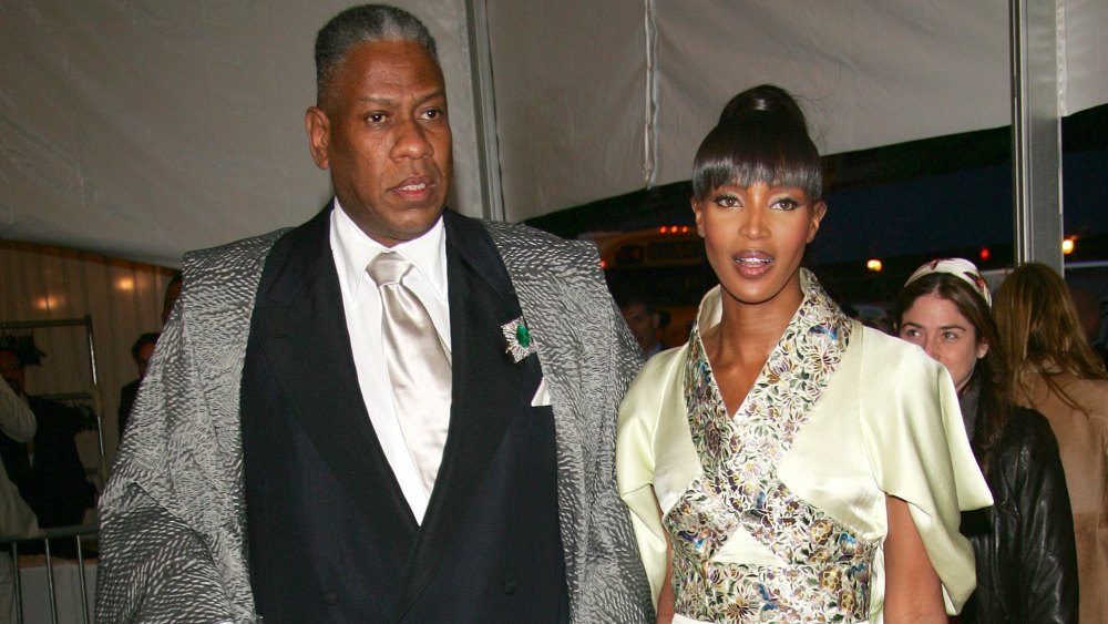 NEW YORK - MAY 01:  Vogue editor Andre Leon Talley (L) and model Naomi Campbell attend the Metropolitan Museum of Art Costume Institute Benefit Gala: Anglomania at the Metropolitan Museum of Art May 1, 2006 in New York City.  (Photo by Evan Agostini/Getty Images)
