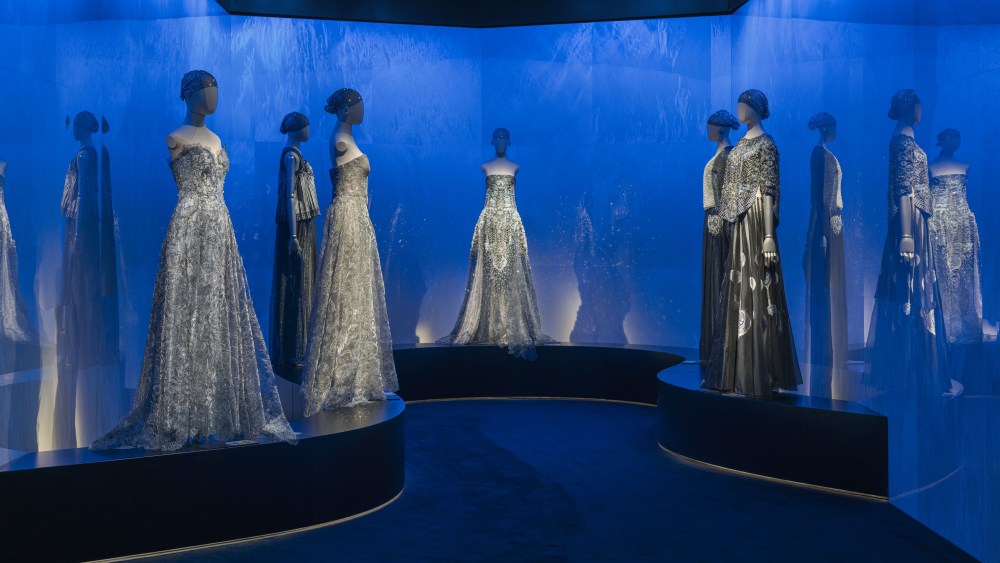 The “Giorgio Armani Privé 2005-2025, Twenty Years of Haute Couture” exhibition at Armani/Silos in Milan.