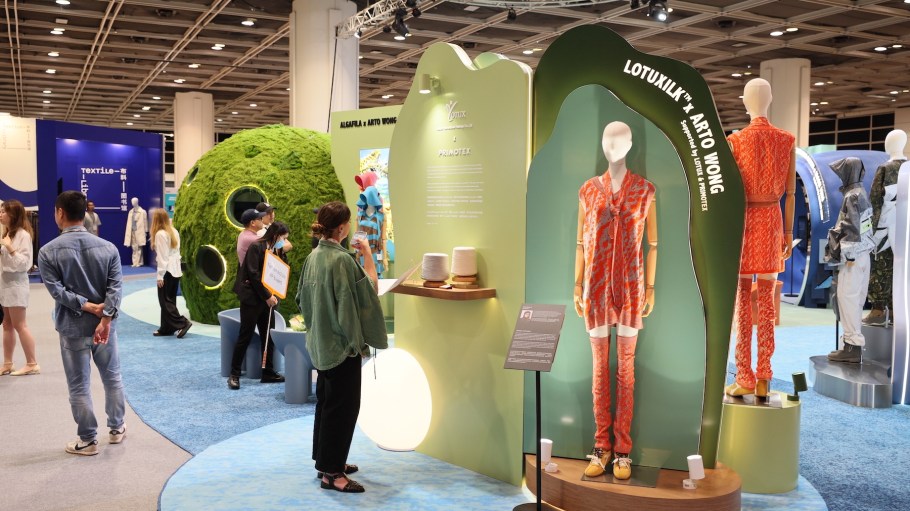 "Next" highlighted zone this year, holding a fashion parade to showcase garments designed by five Hong Kong designers using advanced fashion materials.